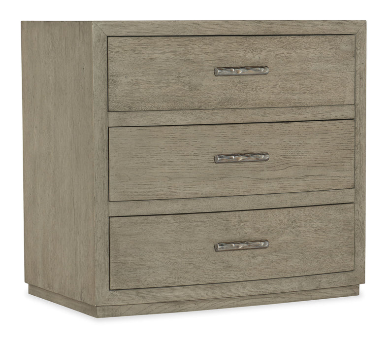 Linville Falls - Ashford 3-Drawer Nightstand - Gray