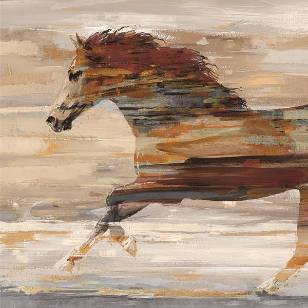 Galloping Beauty By Amber Sterling (Small) - Light Brown