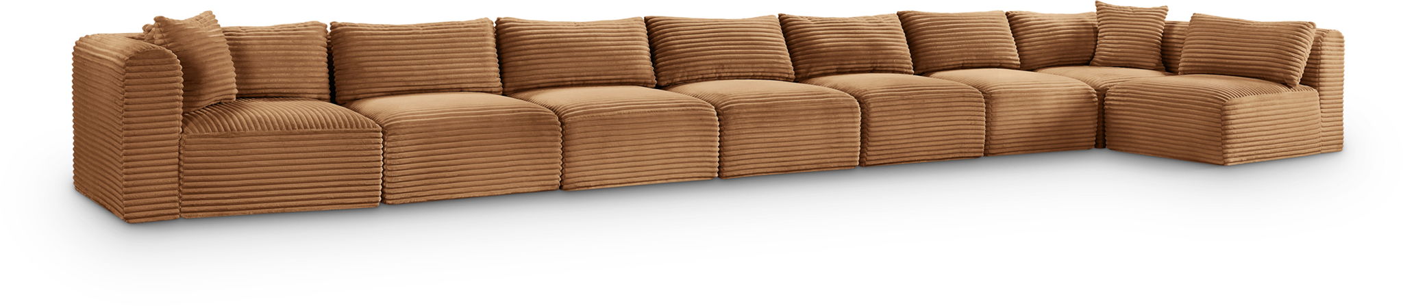 Shaggy - Fabric 8 Piece Modular Sectional